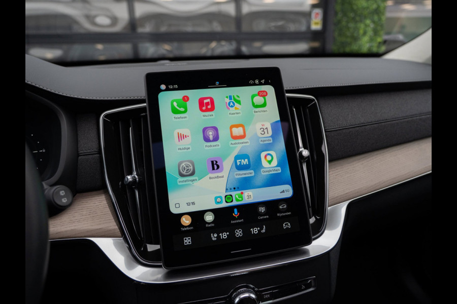 Volvo XC90 2.0 T8 Plug-in hybrid AWD Ultra Dark | Alcantara | Surround View | BTW