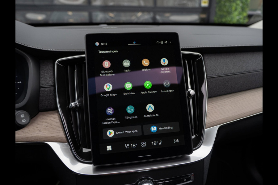 Volvo XC90 2.0 T8 Plug-in hybrid AWD Ultra Dark | Alcantara | Surround View | BTW