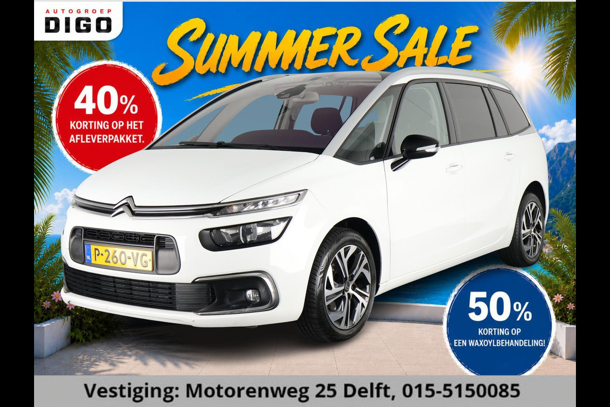 Citroën Grand C4 Spacetourer 1.2 BUSINESS 7 ZIT AUTOMAAT 130PK GAR.TOT 6/2032* . NAVIGATIE . BLUETOOTH .