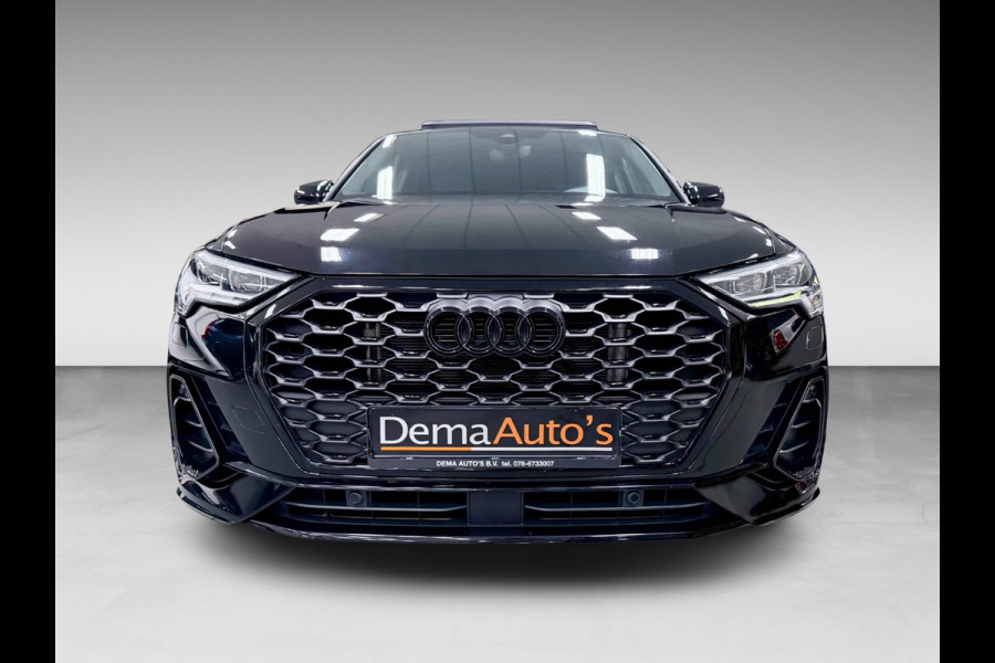 Audi Q3 Sportback 45 TFSI e 3X S-LINE BLACKLINE 20'' PANO/LEDER/SFEERVERL/E-STOELEN/SONOS/CAM/ADAPT-CR///