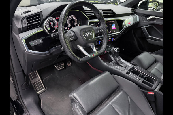 Audi Q3 Sportback 45 TFSI e 3X S-LINE BLACKLINE 20'' PANO/LEDER/SFEERVERL/E-STOELEN/SONOS/CAM/ADAPT-CR///