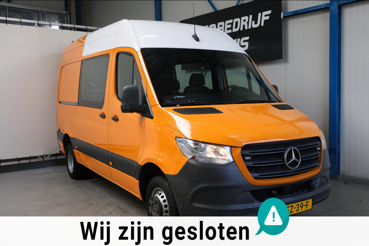 Mercedes-Benz Sprinter 516 2.2 CDI L2H2 DC EURO VI-D - N.A.P. Airco, Cruise, PDC, Camera, Trekhaak.