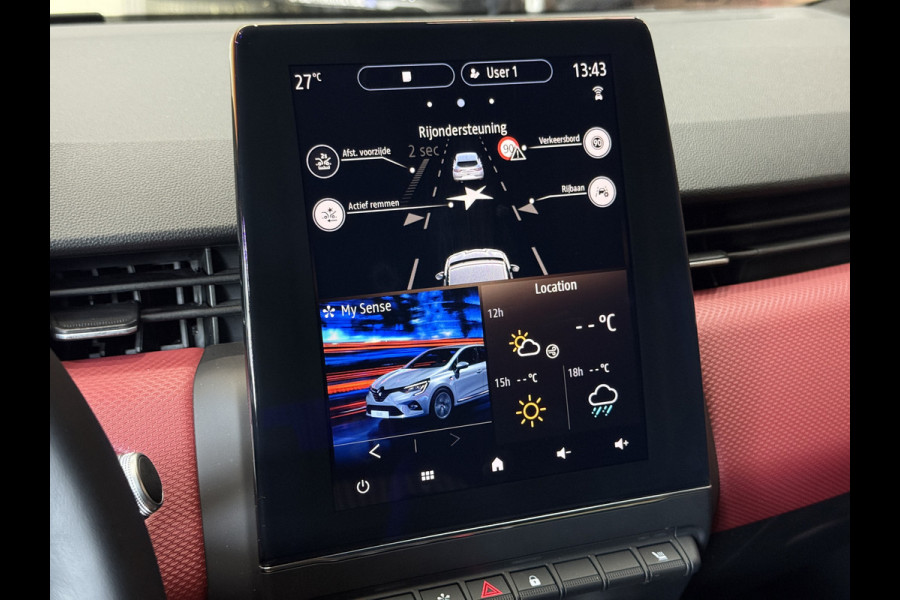 Renault Clio 1.0 TCe 100pk Edition One | Groot navi | Bose | Camera | Stoel & Stuur verwarming | Carplay 100% Dealer onderhouden!