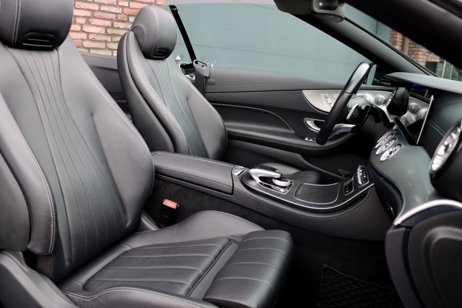 Mercedes-Benz E-Klasse Cabrio 200 AMG Line Premium Aut9 | Airscarf | Burmester | Memory | HUD | Surround Camera | Dodehoekassistent | Intelligent Light System | Cabrioletcomfortpakket |