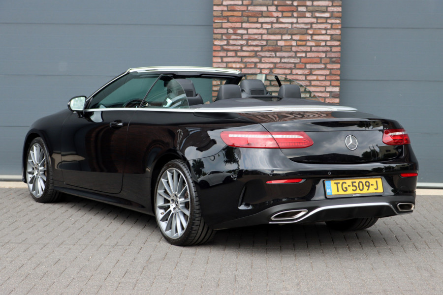 Mercedes-Benz E-Klasse Cabrio 200 AMG Line Premium Aut9 | Airscarf | Burmester | Memory | HUD | Surround Camera | Dodehoekassistent | Intelligent Light System | Cabrioletcomfortpakket |