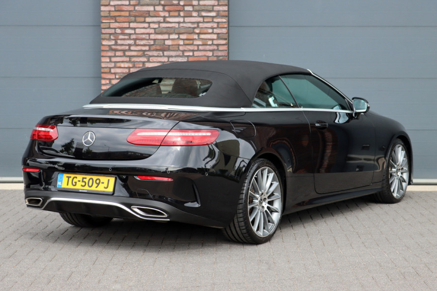 Mercedes-Benz E-Klasse Cabrio 200 AMG Line Premium Aut9 | Airscarf | Burmester | Memory | HUD | Surround Camera | Dodehoekassistent | Intelligent Light System | Cabrioletcomfortpakket |