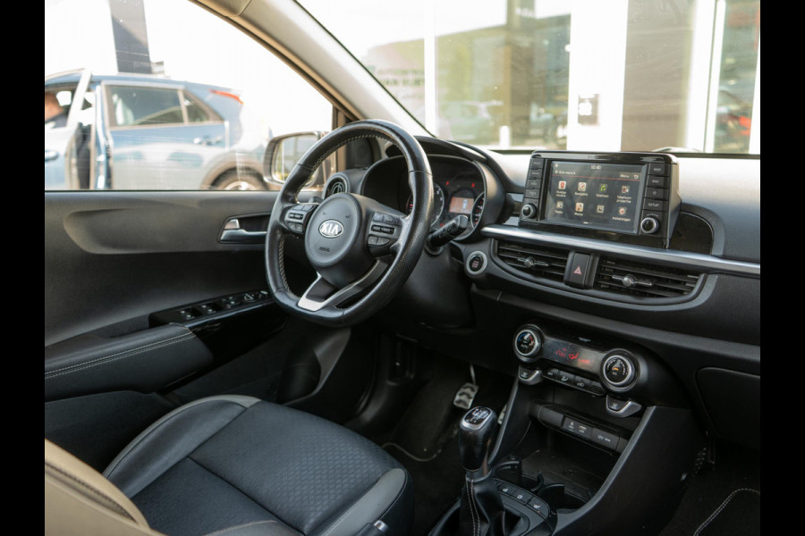 Kia Picanto 1.0 T-GDI X-Line | 100PK | Stoel en stuurverwarming | Navigatie | Climate control |