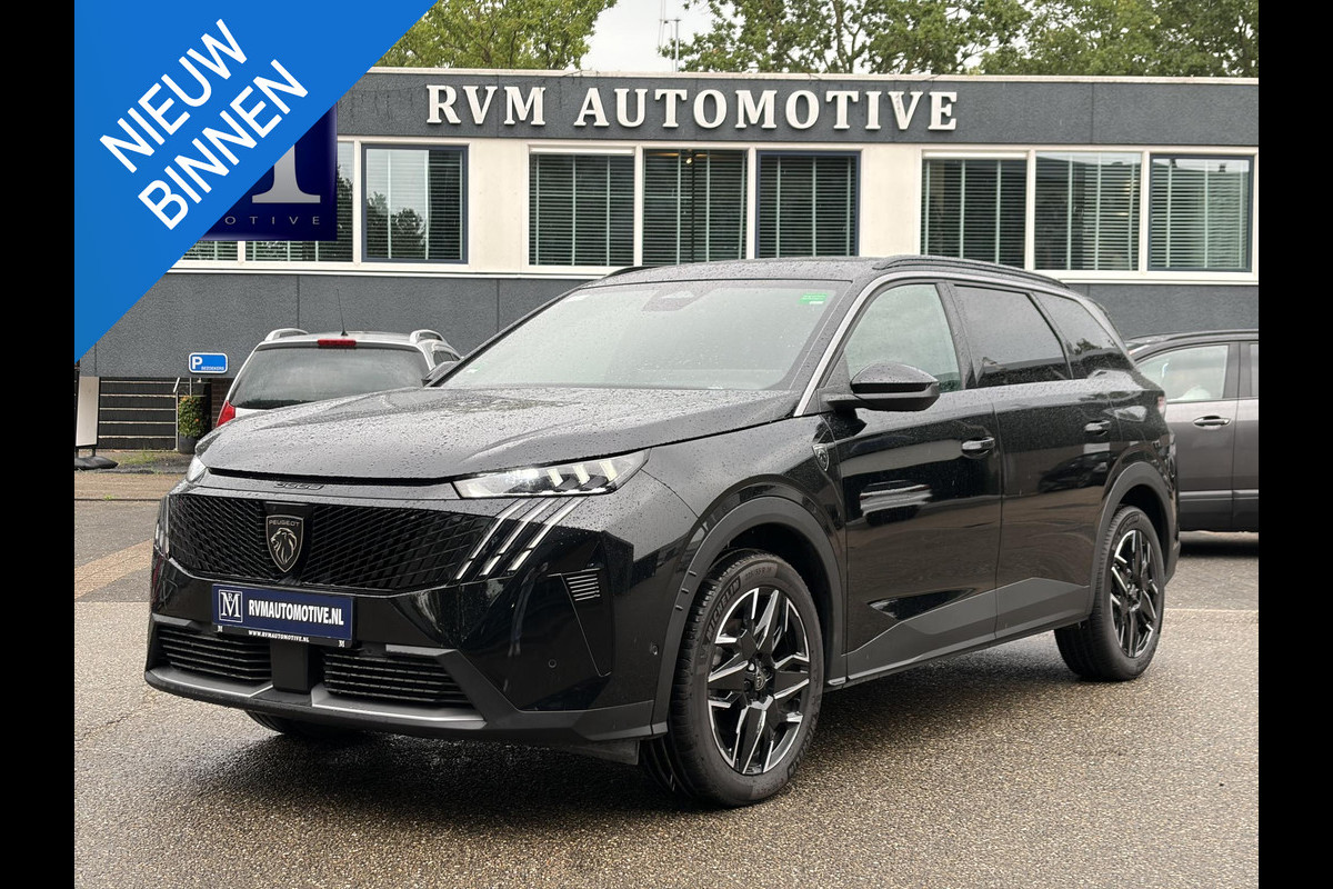 Peugeot 5008 1.2 Hybrid 145 GT 7p ADAPTIVE CRUISE | 360° CAMERA | STOEL- & STUURVERWARMING | MEMORY SEAT MET MASSAGE | DODEHOEKDETECTIE | DRIVE ASSIST | FABRIEKSGARANTIE T/M 07-2027
