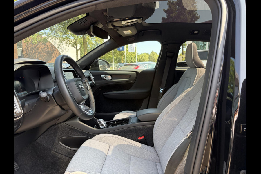Volvo C40 Recharge Plus 69 kWh SOH 93% ADAPT. CRUISE CONTROL | WARMTEPOMP | STOEL & STUUR VERWARMING N( WINTERPAKKET )  | PANORAMA DAK | ELEK. ACHTERKLEP | 12 MND BOVAG GARANTIE