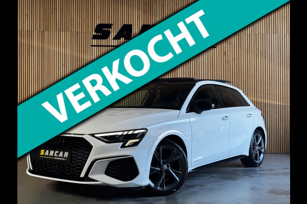 Audi A3 Sportback 35 TFSI 3 x S-Line PANO|HUD|B&O|RS seats|CRUISECONTROL|18 INCH