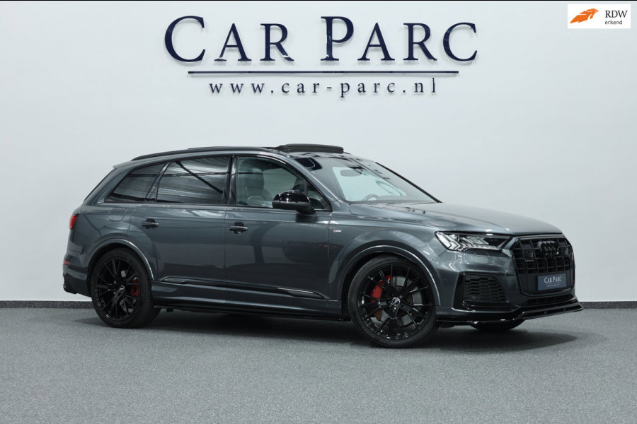 Audi Q7 60 TFSI e quattro Competition 456+PK 3x S-LINE/MAXTON/B&O/SFEER/PANO/LUCHT/RS ZETELS+S.VERWARMING/21"/ACC/12 MND GARANTIE