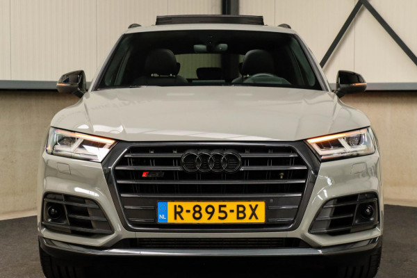 Audi SQ5 3.0 TFSI Q5 Quattro S-Line 354pk Automaat! 1e Eig|DLR|Quantum|Kuipstoelen|Panoramadak|Virtual Cockpit|Black|Carbon|22inch