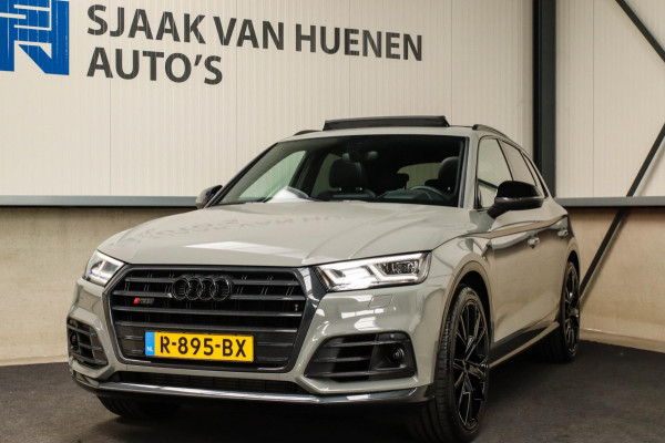 Audi SQ5 3.0 TFSI Q5 Quattro S-Line 354pk Automaat! 1e Eig|DLR|Quantum|Kuipstoelen|Panoramadak|Virtual Cockpit|Black|Carbon|22inch