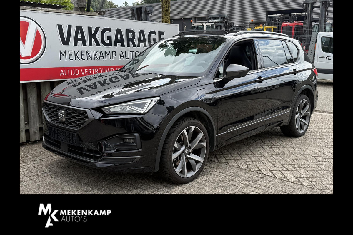 Seat Tarraco 1.4 TSI e-Hybrid PHEV FR Business Intense 20"/Panoramadak/Trekhaak/Camera/Keyless/Dodehoek/Elektrische klep/Stuur + stoelverwarming v+a