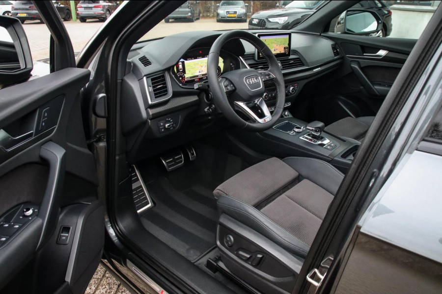 Audi Q5 2.0 TFSI Quattro Pro Line S S-Line 252pk Automaat! 1e|Dealer|Luchtvering|Panoramadak|Virtual Cockpit|360 Camera|ACC|Black