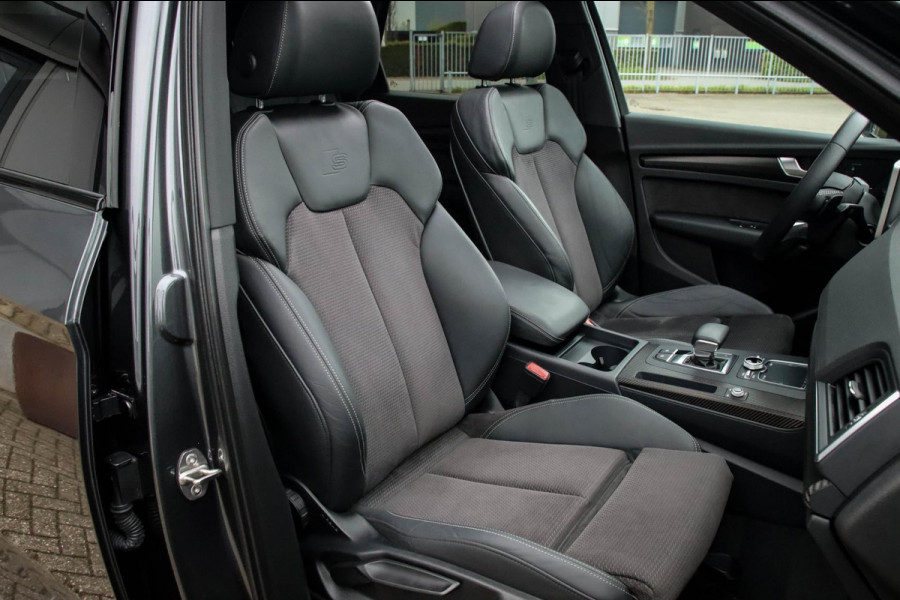 Audi Q5 2.0 TFSI Quattro Pro Line S S-Line 252pk Automaat! 1e|Dealer|Luchtvering|Panoramadak|Virtual Cockpit|360 Camera|ACC|Black