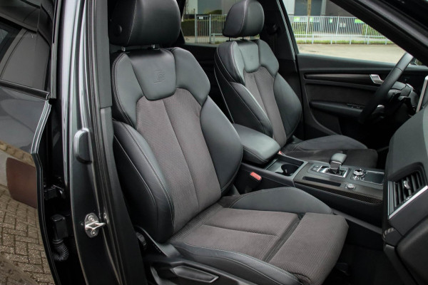 Audi Q5 2.0 TFSI Quattro Pro Line S S-Line 252pk Automaat! 1e|Dealer|Luchtvering|Panoramadak|Virtual Cockpit|360 Camera|ACC|Black