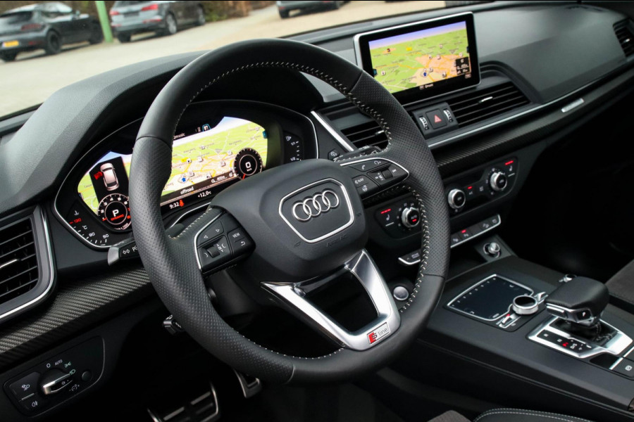 Audi Q5 2.0 TFSI Quattro Pro Line S S-Line 252pk Automaat! 1e|Dealer|Luchtvering|Panoramadak|Virtual Cockpit|360 Camera|ACC|Black