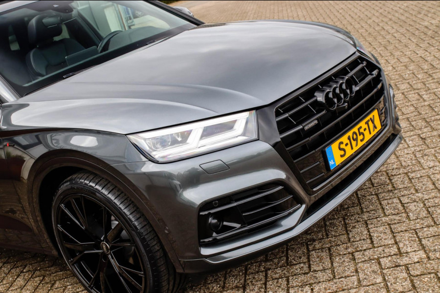 Audi Q5 2.0 TFSI Quattro Pro Line S S-Line 252pk Automaat! 1e|Dealer|Luchtvering|Panoramadak|Virtual Cockpit|360 Camera|ACC|Black