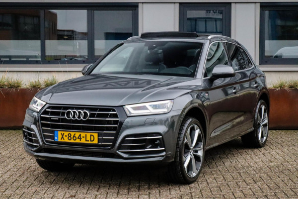 Audi Q5 55 TFSI e Quattro Competition Pro Line S S-Line 367pk Automaat! 1e|DLR|Panoramadak|Virtual Cockpit|LED Matrix|ACC|Black|21