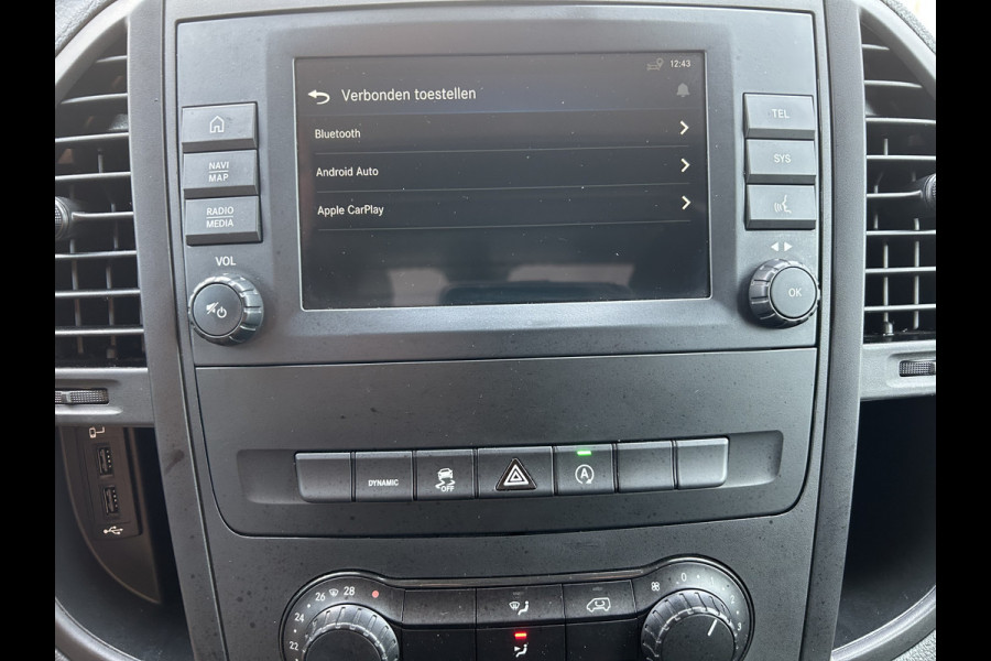 Mercedes-Benz Vito 114 CDI Camera / Navigatie / Parkeersensoren / Cruise control / Airco / 270 Graden achterdeuren
