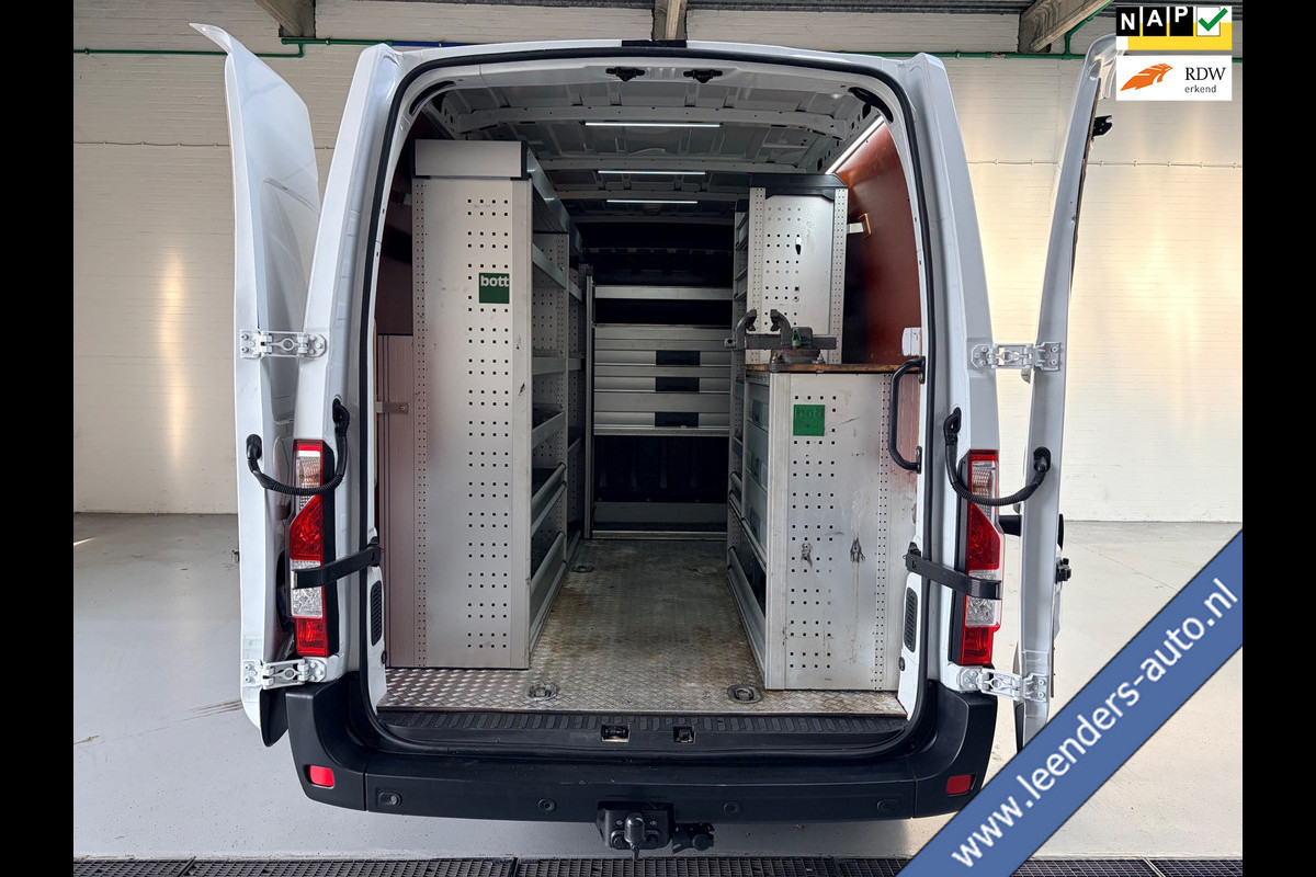 Renault Master Automaat Servicewagen T35 2.3 dCi 150pk L2H2 Energy Work Edition 3persoons, BOTT inrichting, Trekhaak Rijklaarprijs
