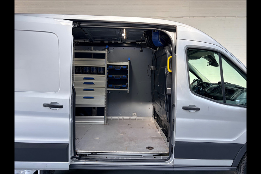 Ford Transit Automaat Servicewagen 350 2.0 TDCI 131PK euro6 L2H2 3Persoons Trend, Sortimo werkplaats inrichting, RIJKLAARPRIJS