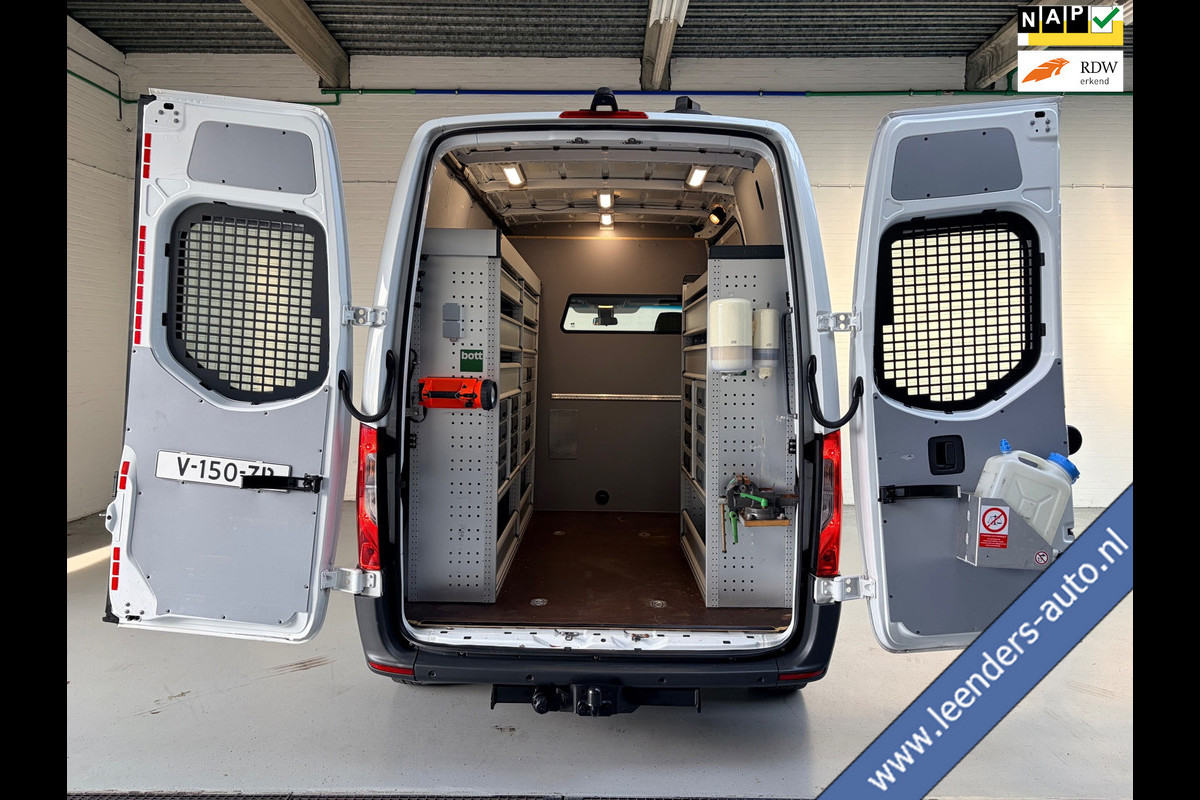 Mercedes-Benz Sprinter Automaat Servicewagen 314 2.2 CDI 140PK L1H2 euro6 BOTT, Victron V230, Standkachel Trekhaak RIJKLAARPRIJS
