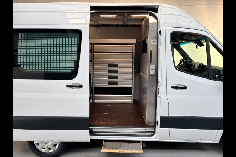 Mercedes-Benz Sprinter Automaat Servicewagen 314 2.2 CDI 140PK L1H2 euro6 BOTT, Victron V230, Standkachel Trekhaak RIJKLAARPRIJS
