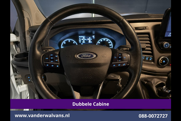 Ford Transit Custom 2.0 TDCI 130pk L2H1 Dubbele Cabine Euro6 Airco | 6-Zits | Apple Carplay | LED | Cruisecontrol 2800kg trekhaak, Stoelverwarming, Verwarmde voorruit, Parkeersensoren