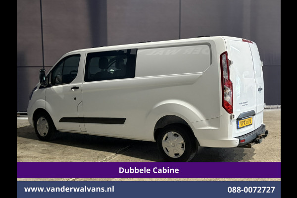 Ford Transit Custom 2.0 TDCI 130pk L2H1 Dubbele Cabine Euro6 Airco | 6-Zits | Apple Carplay | LED | Cruisecontrol 2800kg trekhaak, Stoelverwarming, Verwarmde voorruit, Parkeersensoren