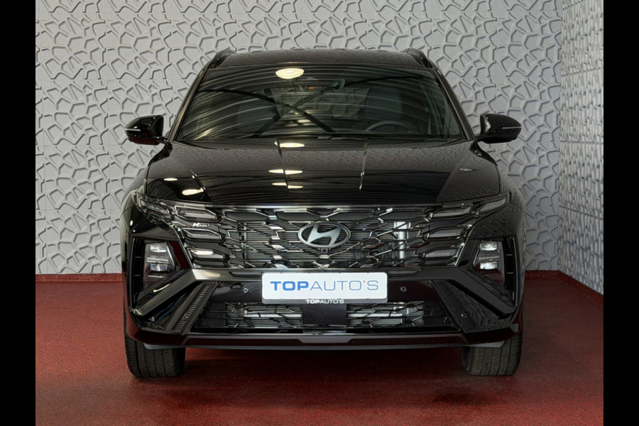 Hyundai Tucson NIEUWE AUTO 1.6 T-GDI PHEV N-LINE 360CAM ELEK.KLEP ELEK.STOEL MET GEHEUGEN VERWARMD/KOELING SUBWOOFER 19" LMV ZWARTE HEMEL STUUR PLUG IN HYBRIDE