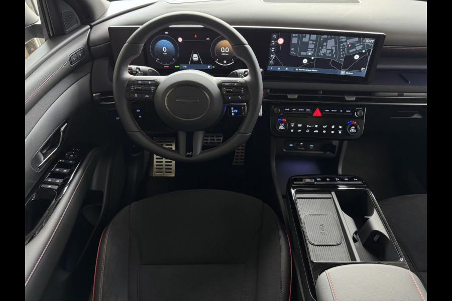 Hyundai Tucson NIEUWE AUTO 1.6 T-GDI PHEV N-LINE 360CAM ELEK.KLEP ELEK.STOEL MET GEHEUGEN VERWARMD/KOELING SUBWOOFER 19" LMV ZWARTE HEMEL STUUR PLUG IN HYBRIDE