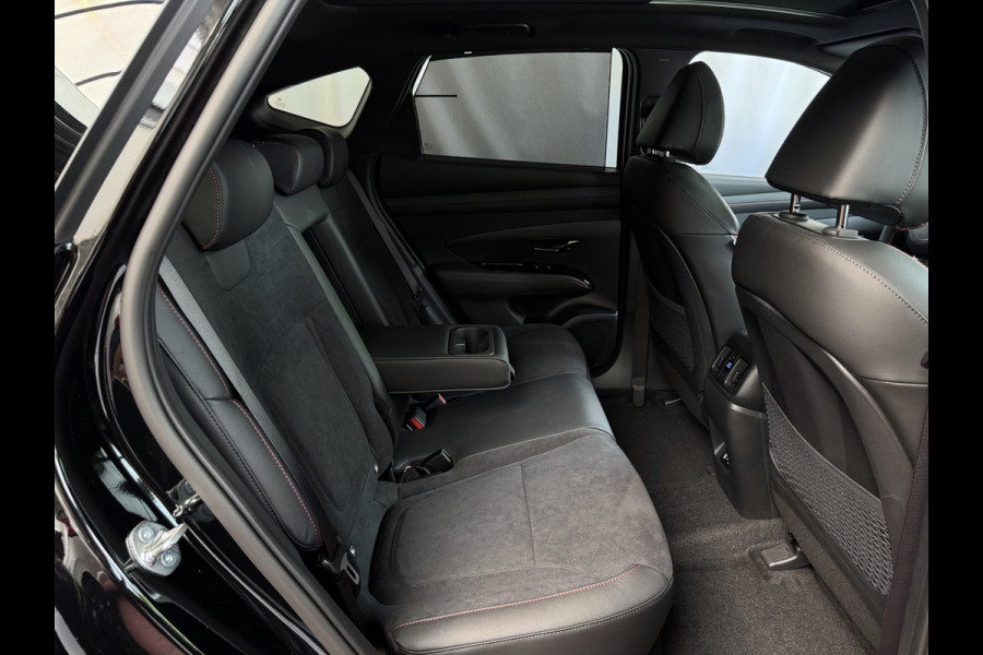 Hyundai Tucson NIEUWE AUTO 1.6 T-GDI PHEV N-LINE 360CAM ELEK.KLEP ELEK.STOEL MET GEHEUGEN VERWARMD/KOELING SUBWOOFER 19" LMV ZWARTE HEMEL STUUR PLUG IN HYBRIDE