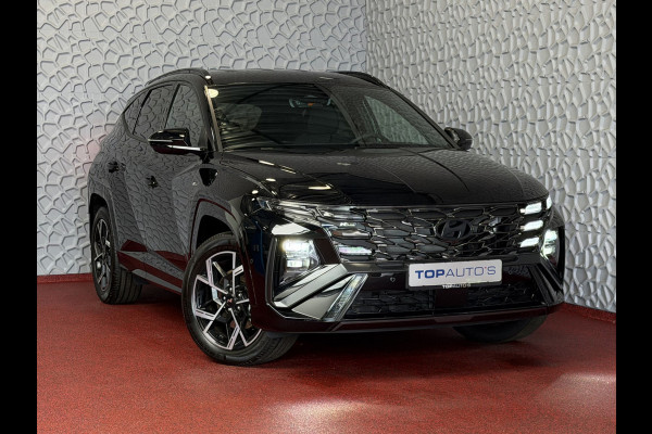 Hyundai Tucson NIEUWE AUTO 1.6 T-GDI PHEV N-LINE 360CAM ELEK.KLEP ELEK.STOEL MET GEHEUGEN VERWARMD/KOELING SUBWOOFER 19" LMV ZWARTE HEMEL STUUR PLUG IN HYBRIDE