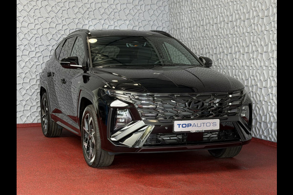 Hyundai Tucson NIEUWE AUTO 1.6 T-GDI PHEV N-LINE 360CAM ELEK.KLEP ELEK.STOEL MET GEHEUGEN VERWARMD/KOELING SUBWOOFER 19" LMV ZWARTE HEMEL STUUR PLUG IN HYBRIDE