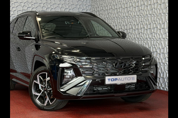Hyundai Tucson NIEUWE AUTO 1.6 T-GDI PHEV N-LINE 360CAM ELEK.KLEP ELEK.STOEL MET GEHEUGEN VERWARMD/KOELING SUBWOOFER 19" LMV ZWARTE HEMEL STUUR PLUG IN HYBRIDE