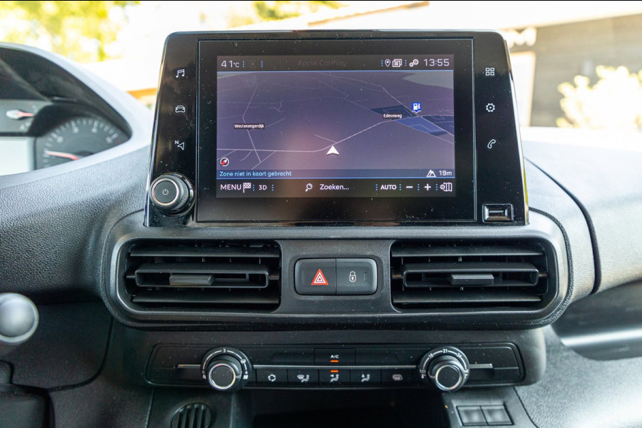 Peugeot Partner 1.2 PureTech 110 PK Premium Airco I Parkeersensoren I CarPlay I Android I Cruise I Navigatie I NAP
