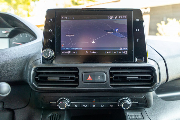 Peugeot Partner 1.2 PureTech 110 PK Premium Airco I Parkeersensoren I CarPlay I Android I Cruise I Navigatie I NAP