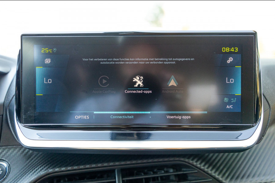 Peugeot e-208 EV Allure 50 kWh Soh 83% I Led I Half leder I Sfeerverlichting I Camera I Android I CarPlay I NL Auto I NAP