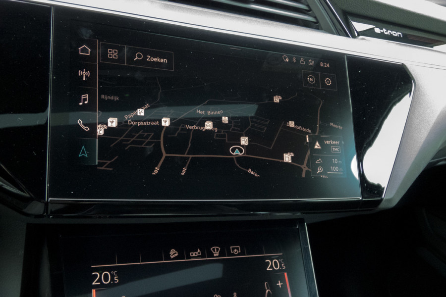 Audi e-tron E-tron 55 quattro advanced Pro Line Plus 95 kWh |SOH 90% | Trekhaak | Pano | ACC | B&O | Head Up