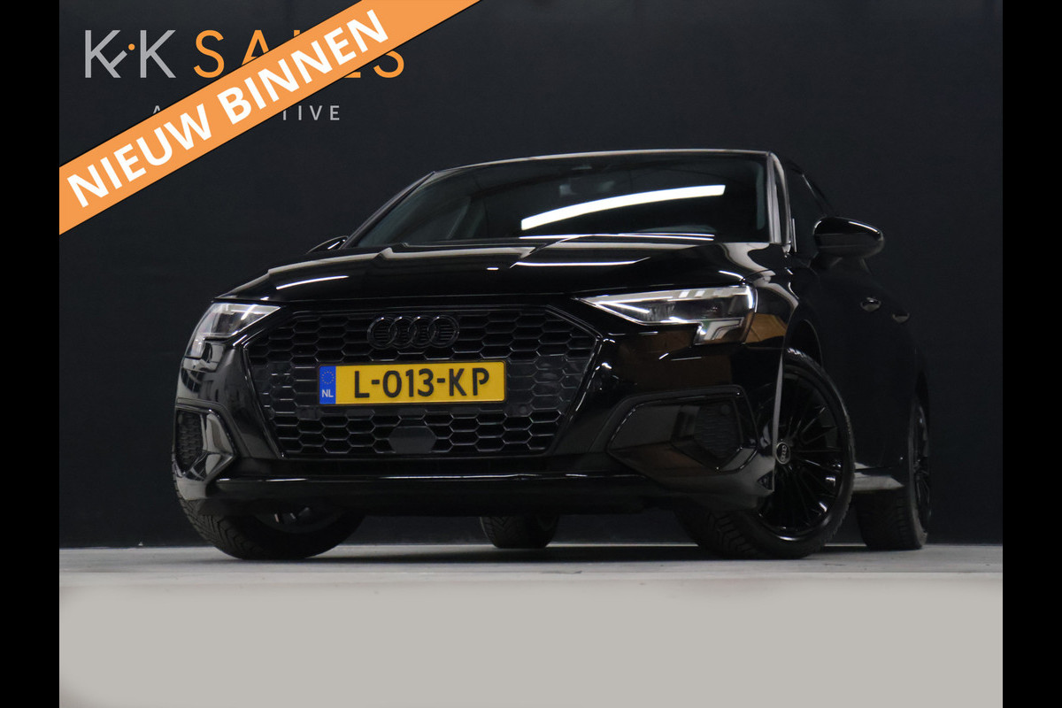 Audi A3 Limousine 30 TFSI Business edition [APPLE CARPLAY, VOL LEDER, FULL LED, DIGITAL DASH, KEYLESS, DRAADLOOS LADEN, SPORTSTOELEN, ANDROID, PDC ACHTER, CRUISE CONTROL, GROOT NAVIGATIE, CLIMATE CONTROL, NIEUWSTAAT]