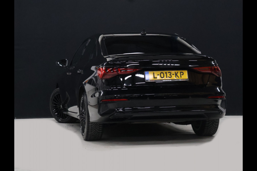 Audi A3 Limousine 30 TFSI Business edition [APPLE CARPLAY, VOL LEDER, FULL LED, DIGITAL DASH, KEYLESS, DRAADLOOS LADEN, SPORTSTOELEN, ANDROID, PDC ACHTER, CRUISE CONTROL, GROOT NAVIGATIE, CLIMATE CONTROL, NIEUWSTAAT]