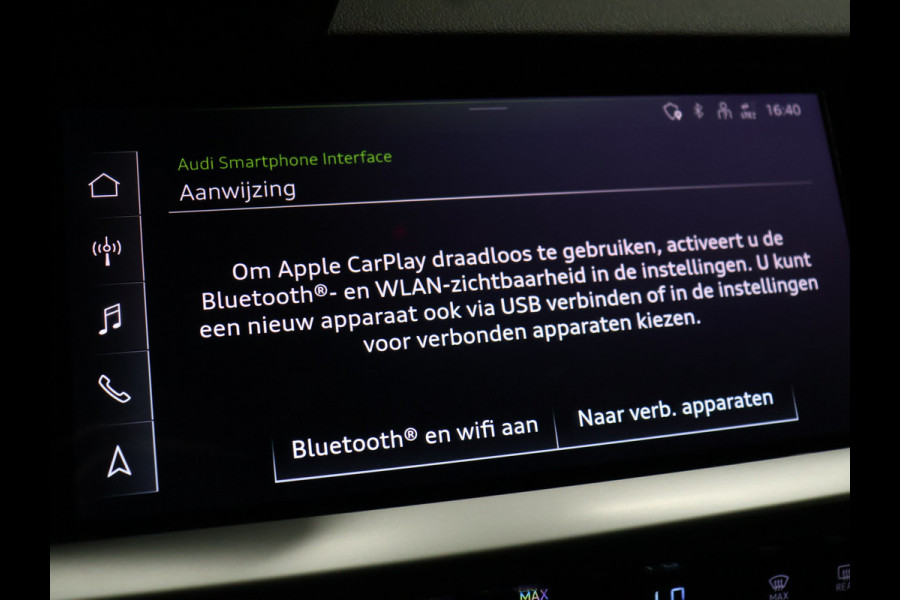 Audi A3 Limousine 30 TFSI Business edition [APPLE CARPLAY, VOL LEDER, FULL LED, DIGITAL DASH, KEYLESS, DRAADLOOS LADEN, SPORTSTOELEN, ANDROID, PDC ACHTER, CRUISE CONTROL, GROOT NAVIGATIE, CLIMATE CONTROL, NIEUWSTAAT]