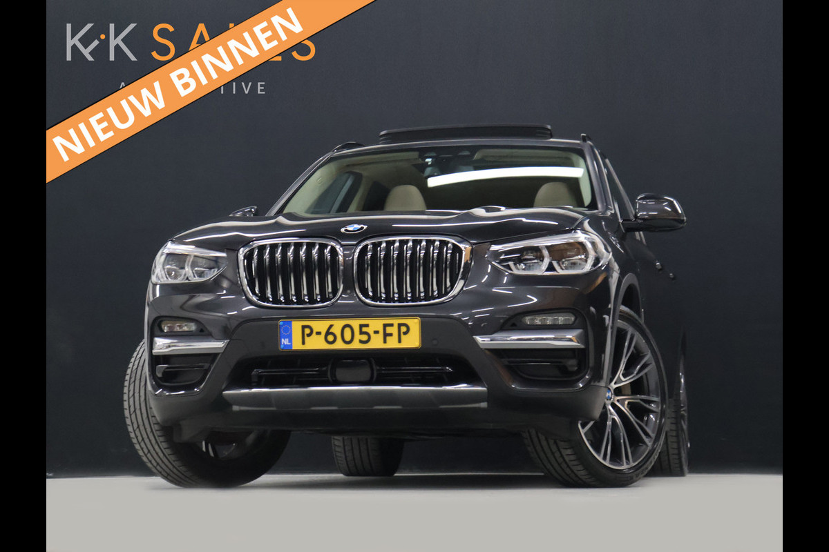 BMW X3 xDrive30e High Executive [SCHUIFKANTELDAK, APPLE CARPLAY, ANDROID, TREKHAAK, ADAPTIVE LED, STOELVERWARMING, VOL LEDER, DIGITAL DASH, ELEKTRISCHE ACHTERKLEP, GROOT NAVIGATIE, PDC V+A, CRUISE CONTROL, CLIMATE CONTROL,