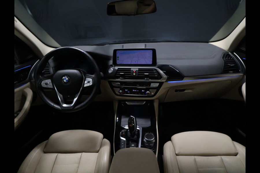 BMW X3 xDrive30e High Executive [SCHUIFKANTELDAK, APPLE CARPLAY, ANDROID, TREKHAAK, ADAPTIVE LED, STOELVERWARMING, VOL LEDER, DIGITAL DASH, ELEKTRISCHE ACHTERKLEP, GROOT NAVIGATIE, PDC V+A, CRUISE CONTROL, CLIMATE CONTROL,