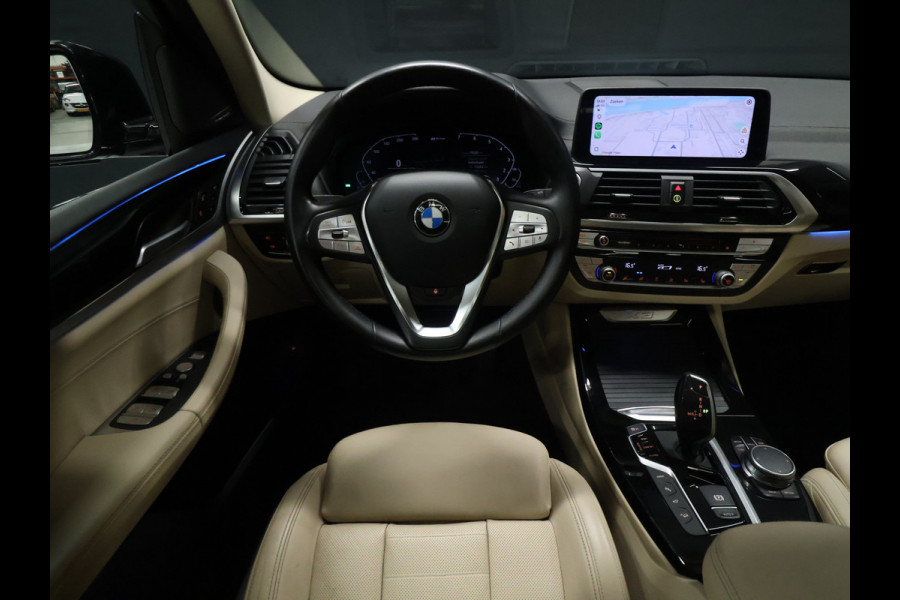 BMW X3 xDrive30e High Executive [SCHUIFKANTELDAK, APPLE CARPLAY, ANDROID, TREKHAAK, ADAPTIVE LED, STOELVERWARMING, VOL LEDER, DIGITAL DASH, ELEKTRISCHE ACHTERKLEP, GROOT NAVIGATIE, PDC V+A, CRUISE CONTROL, CLIMATE CONTROL,