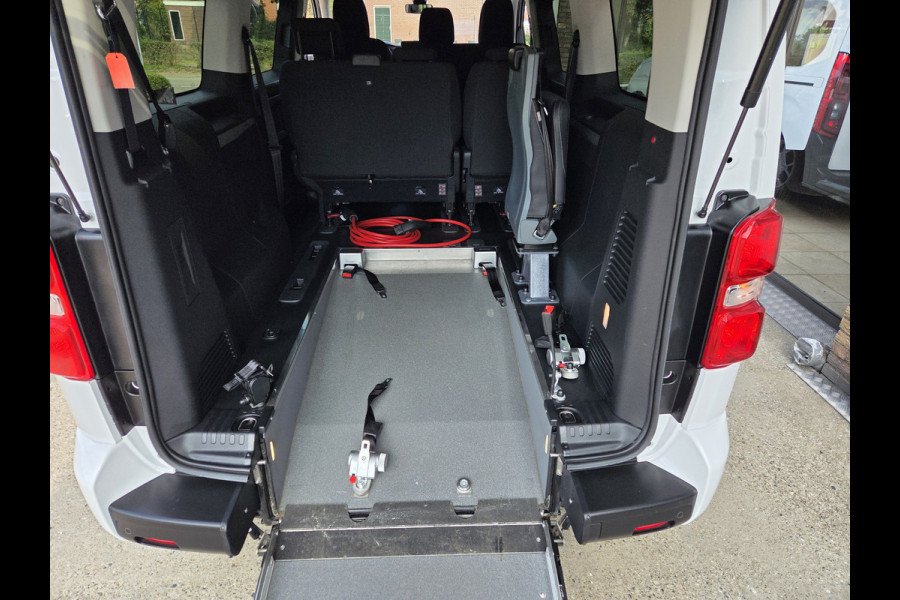 Peugeot e Expert / Citroen e-Jumpy XL L3 75kWh Rolstoelauto / Rolstoelbus 7-Persoons met Bodemverlaging