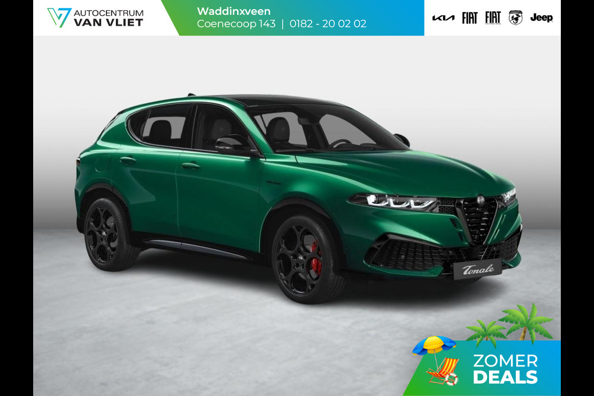 Alfa Romeo Tonale 1.3 Ibrida Plug-In Q4 270pk AWD Veloce | Teck Pack | Schuif/Kanteldak | Harman Kardon | 20"  | Bicolore