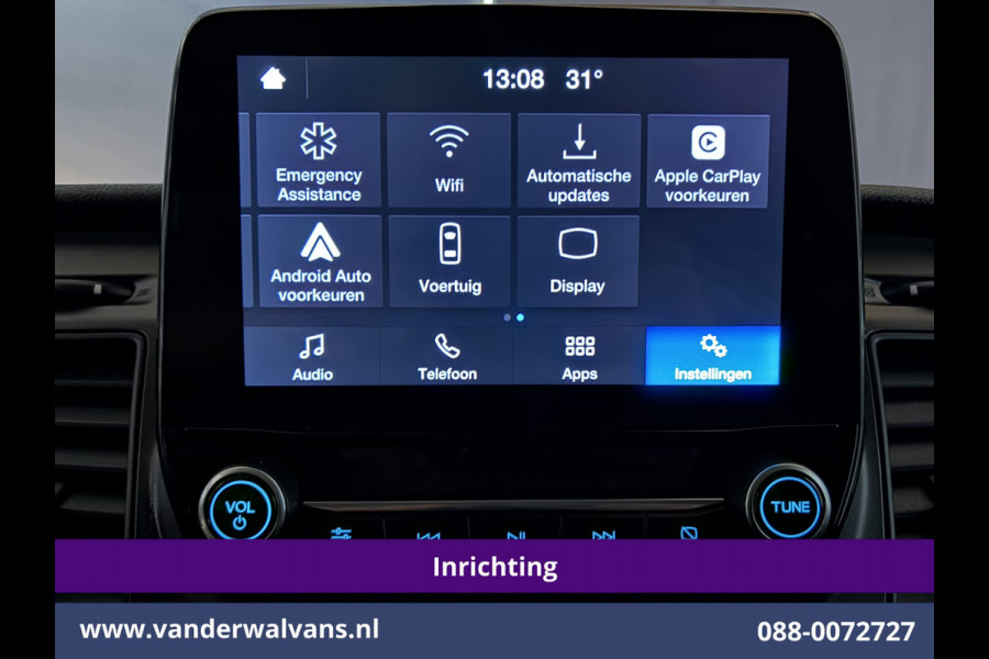 Ford Transit 2.0 TDCI 130pk L2H2 Inrichting Euro6 Airco | Omvormer | Imperiaal | Camera | Apple Carplay Android Auto, LED, Cruisecontrol, Trekhaak, Verwarmde voorruit, Parkeersensoren, Bijrijdersbank